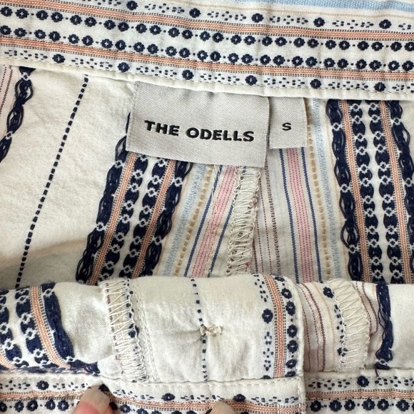 Anthropologie The Odells Multicolor Striped Pants and Cropped Top Set Small - Picture 13 of 14